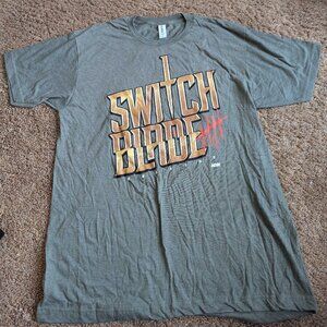 AEW Switchblade Jay White T-Shirt, Green, Sz L